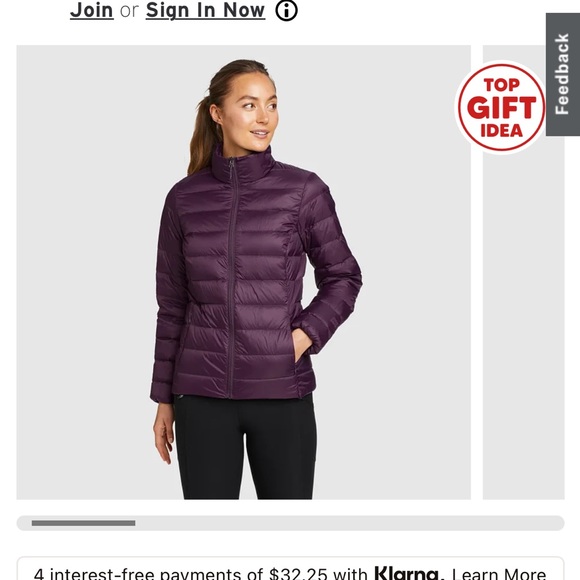 Eddie Bauer Women’s XS down jacket - Picture 1 of 2